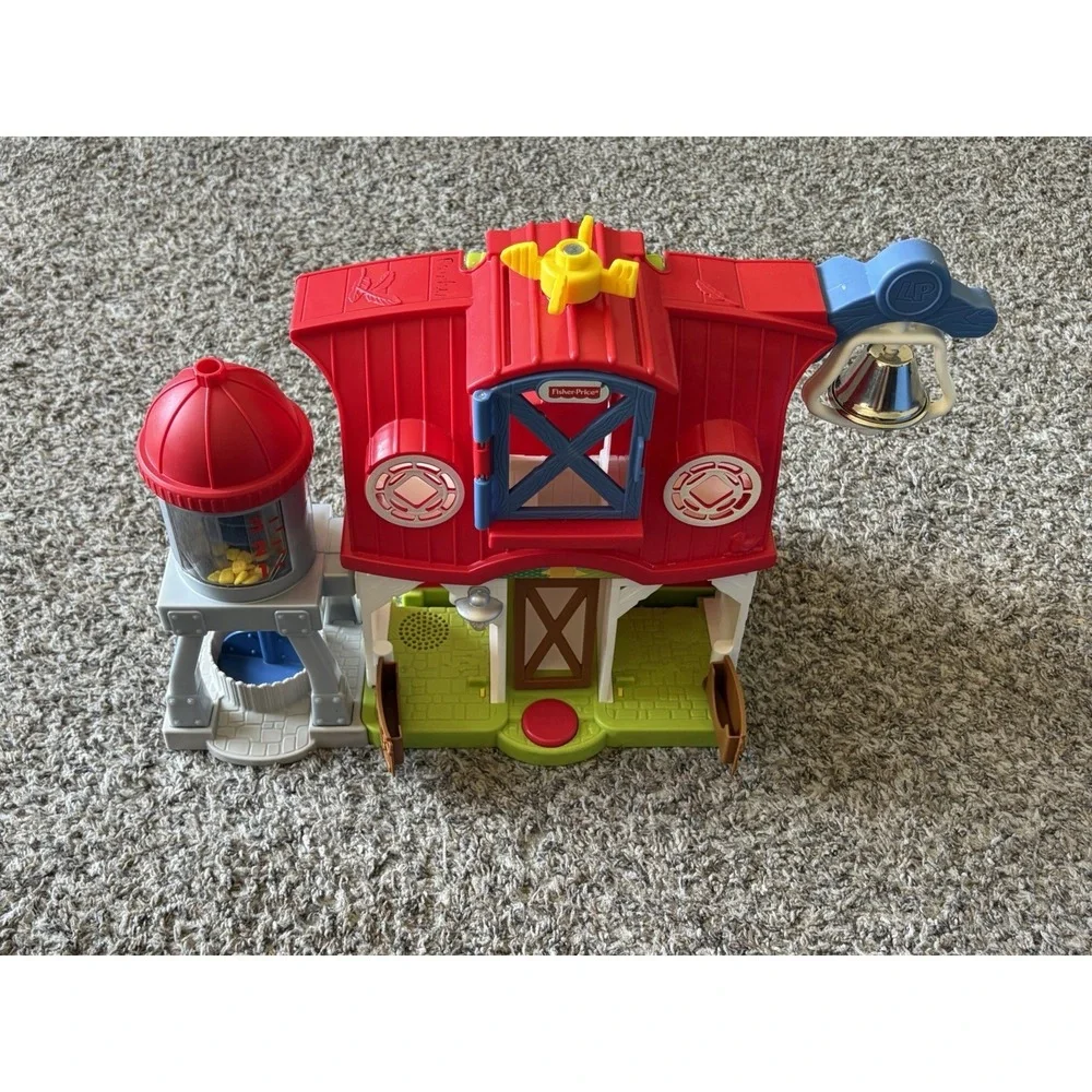 2016 Fisher‎ Price Farm Barn Toy WORKS! Talking Singing Little People Play Set